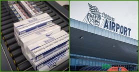 Cu țigările în ghiveciul de flori de pe Aeroportul din Chișinău! Contrabandă destructurată de Poliția de Frontieră